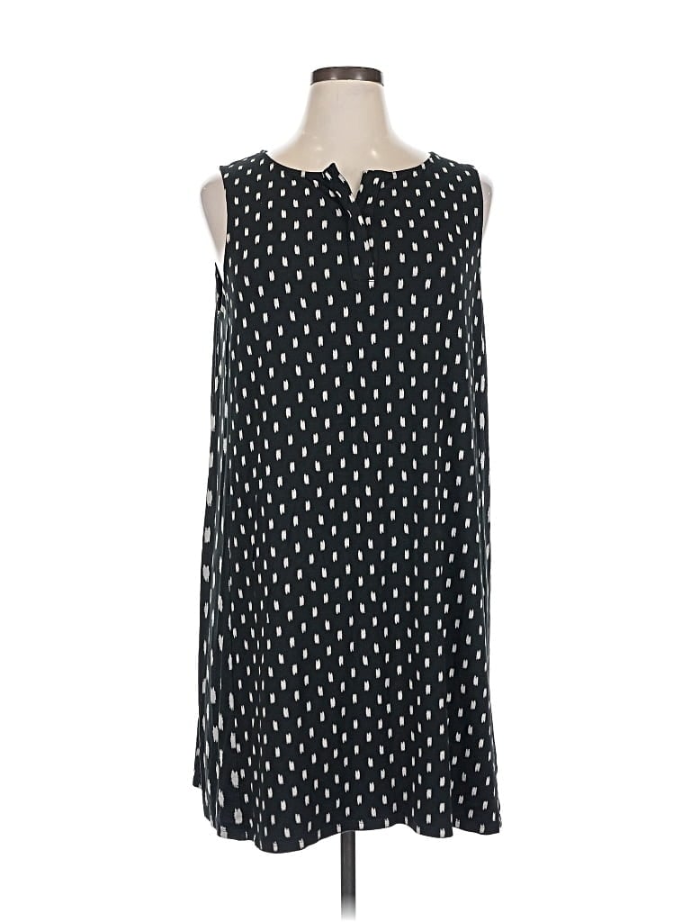 Pre-owned Jjill Casual Dress In Black