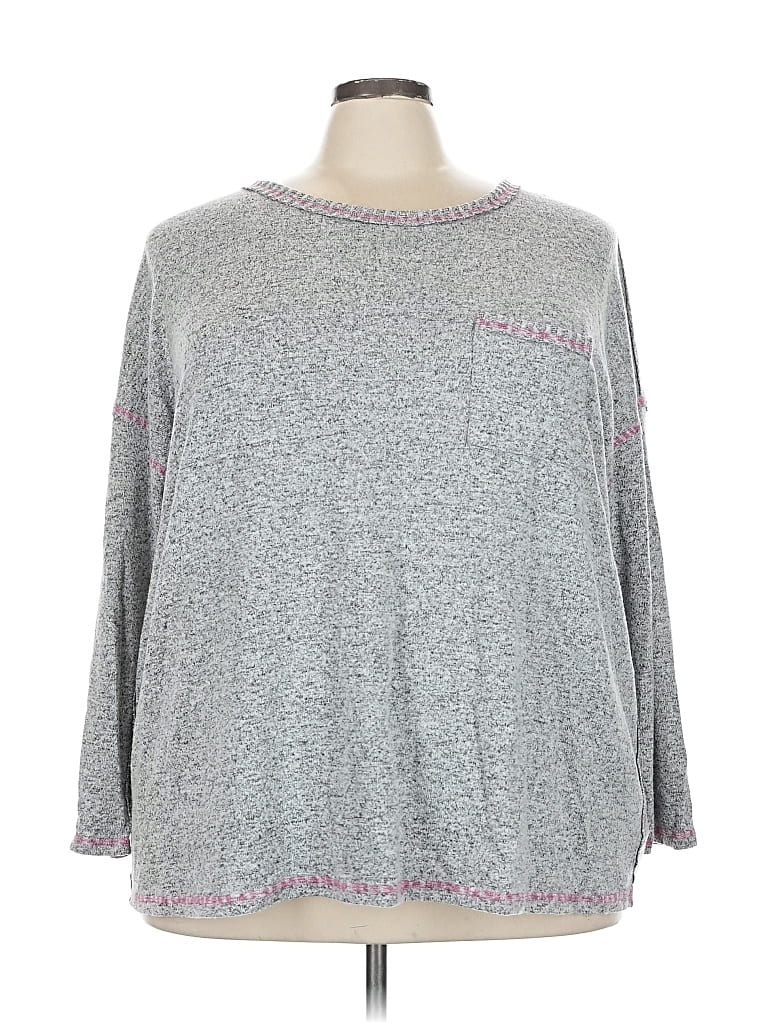 Pre-owned Torrid Pullover Sweater In Gray
