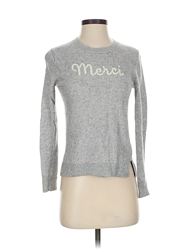 Pre-owned Banana Republic Pullover Sweater In Silver