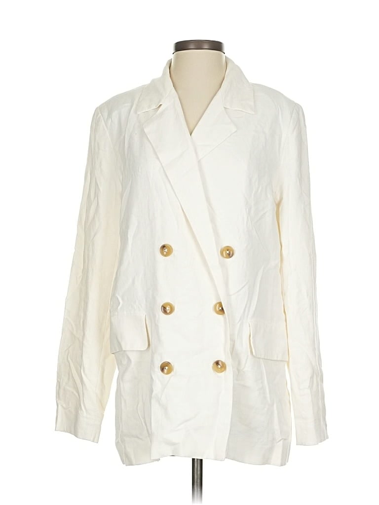 Click to view more detailed imagery on our partner's website Pre-owned Free People Blazer Jacket In White
