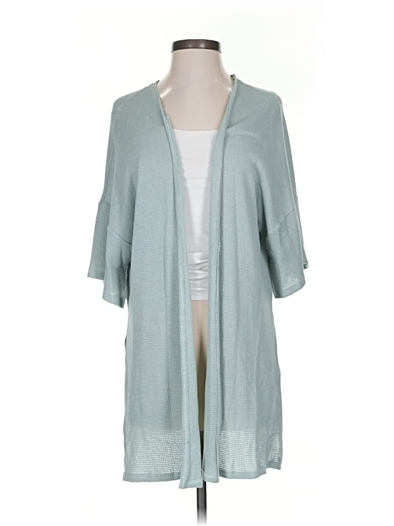 Pre-owned Tres Bien U.s.a. Cardigan Sweater In Blue