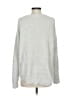 Express 100% Polyester Metallic Silver Pullover Sweater Size XS - photo 2