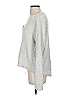 Express 100% Polyester Metallic Silver Pullover Sweater Size XS - photo 5
