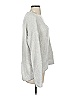 Express 100% Polyester Metallic Silver Pullover Sweater Size XS - photo 4