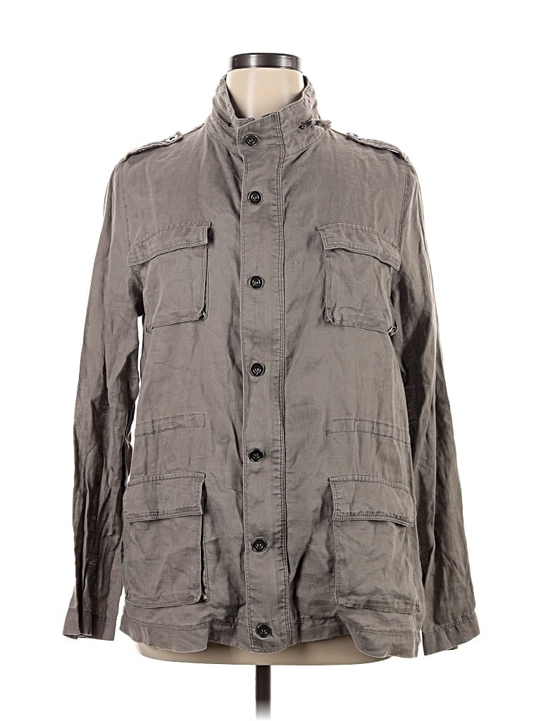 Pre-owned Olivia Moon Jacket In Brown