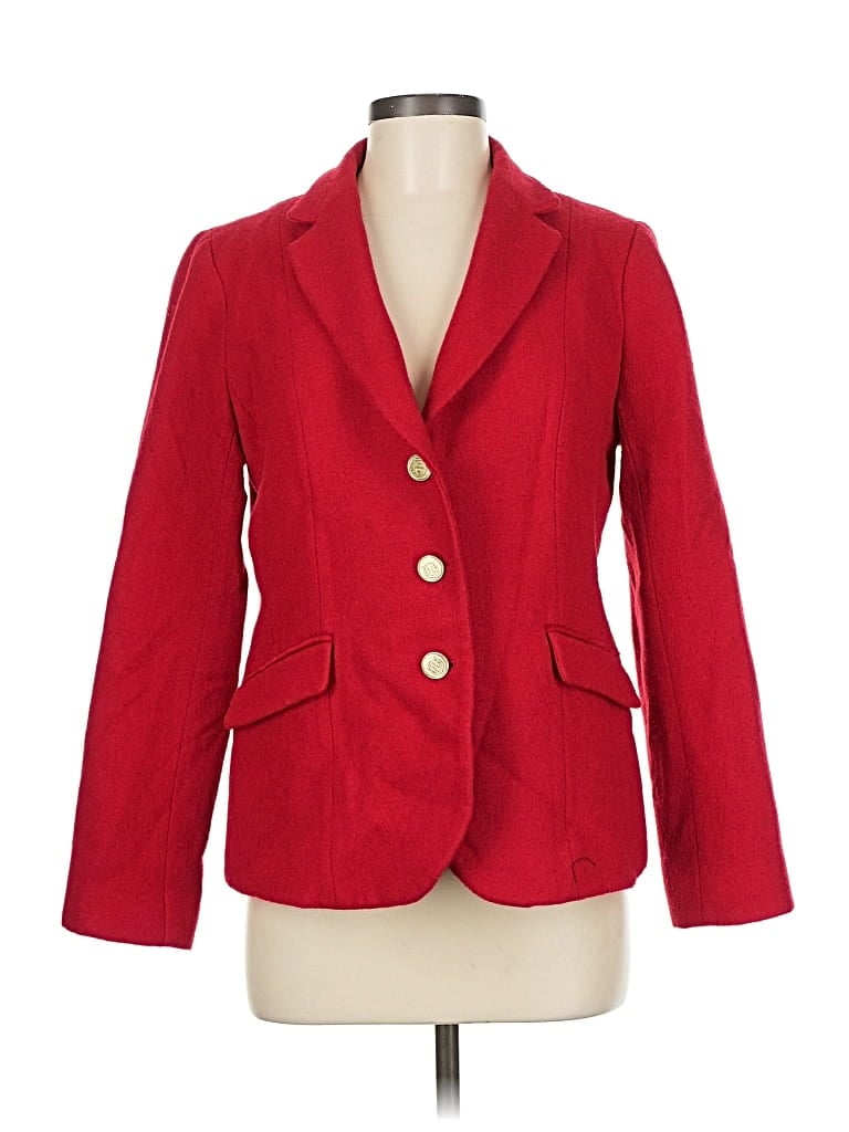 Pre-owned Talbots Blazer Jacket In Red