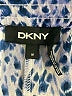 DKNY 100% Polyester Animal Print Blue Casual Pants Size M - photo 6
