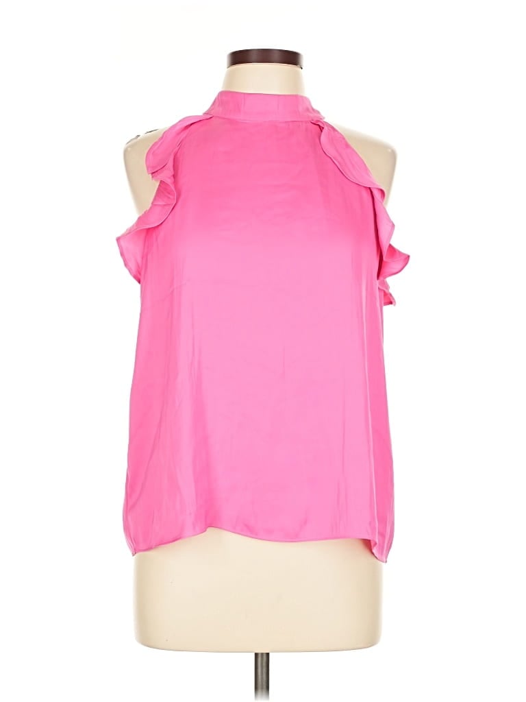 Ann Taylor Sleeveless Blouse In Pink
