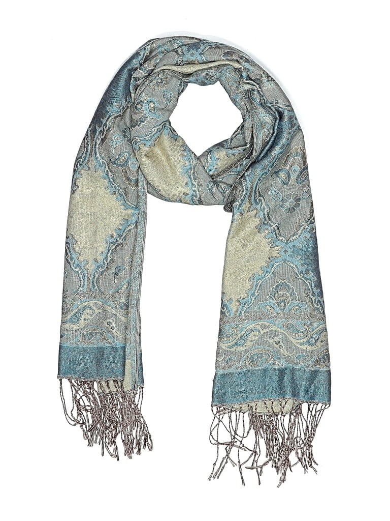 Click to view more detailed imagery on our partner's website Pre-owned Unbranded Scarf In Blue