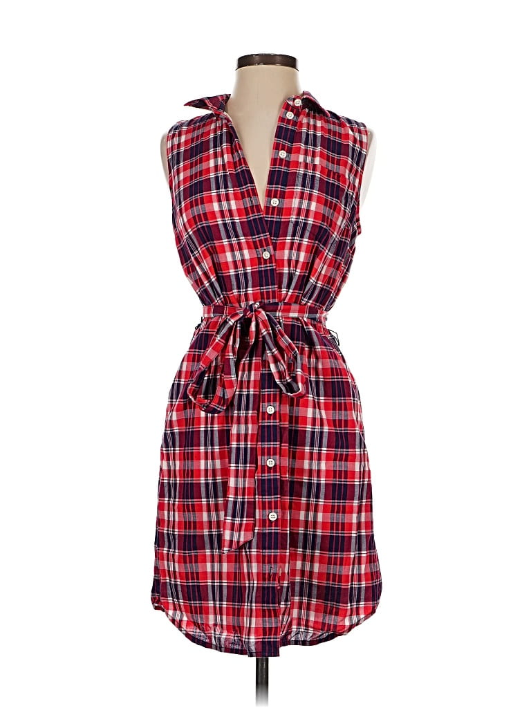 Pre-owned J.crew Factory Store Casual Dress In Red