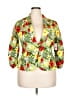XOXO Tropical Yellow Blazer Size XXL - photo 1