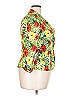 XOXO Tropical Yellow Blazer Size XXL - photo 4