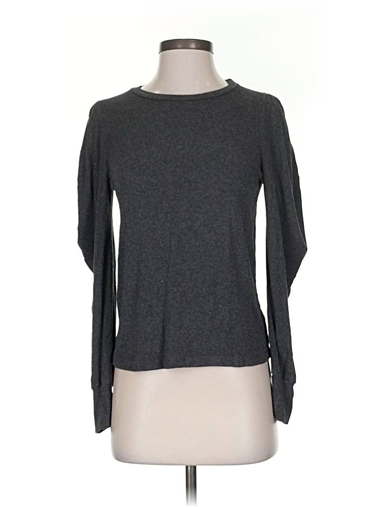 Pre-owned Velvet By Graham & Spencer Pullover Sweater In Gray