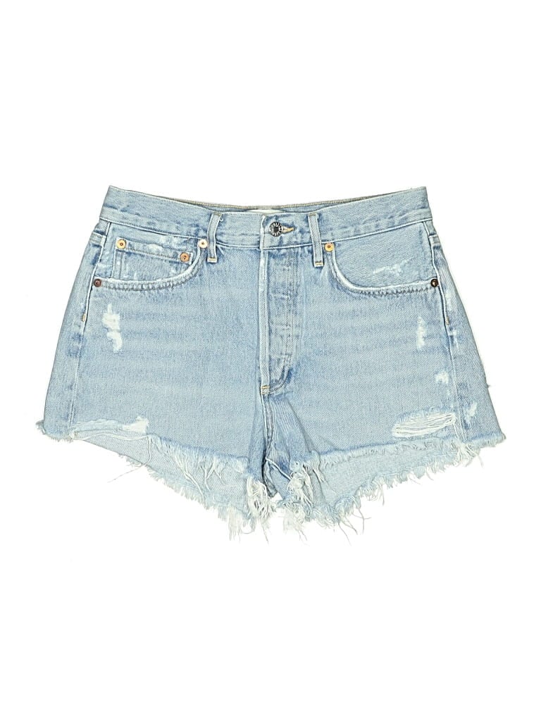 Pre-owned Agolde Denim Shorts In Blue