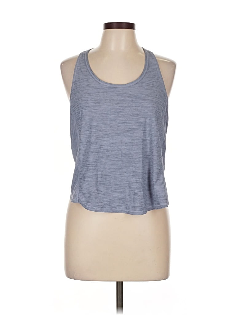 Pre-owned Active By Old Navy Tank Top Gray Halter Neckline Tops