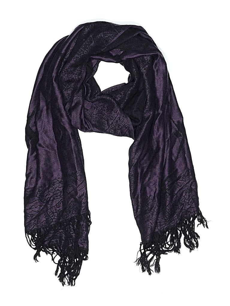 Pre-owned Unbranded Scarf In Purple