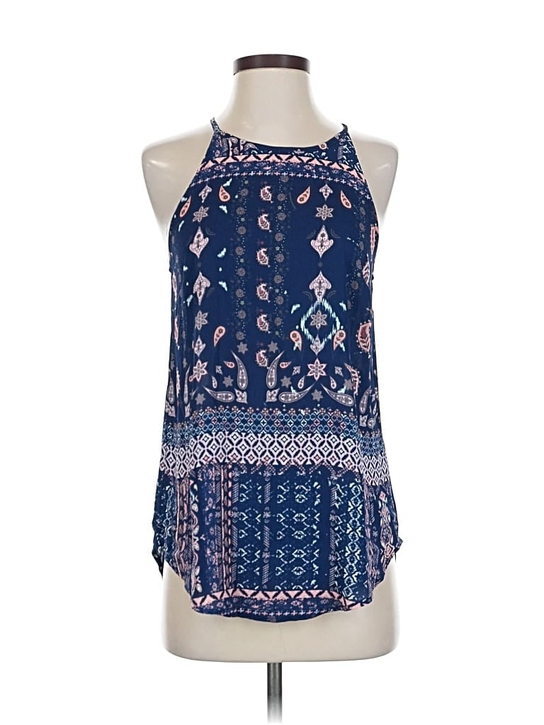 Pre-owned Cotton On Sleeveless Blouse In Blue