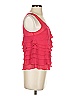 Express 100% Polyester Red Sleeveless Top Size XS - photo 4