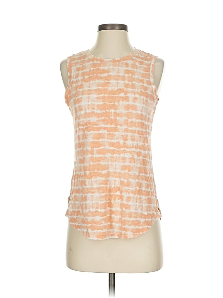 Pre-owned Athleta Sleeveless T-shirt In Orange