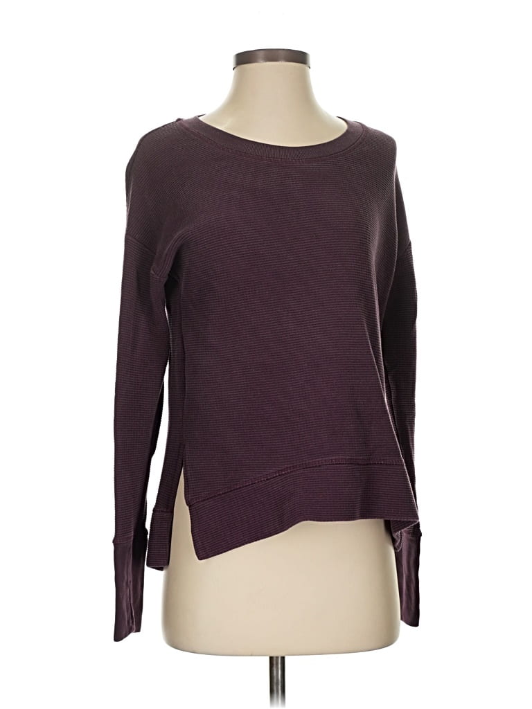 Click to view more detailed imagery on our partner's website Pre-owned Athleta Pullover Sweater In Burgundy