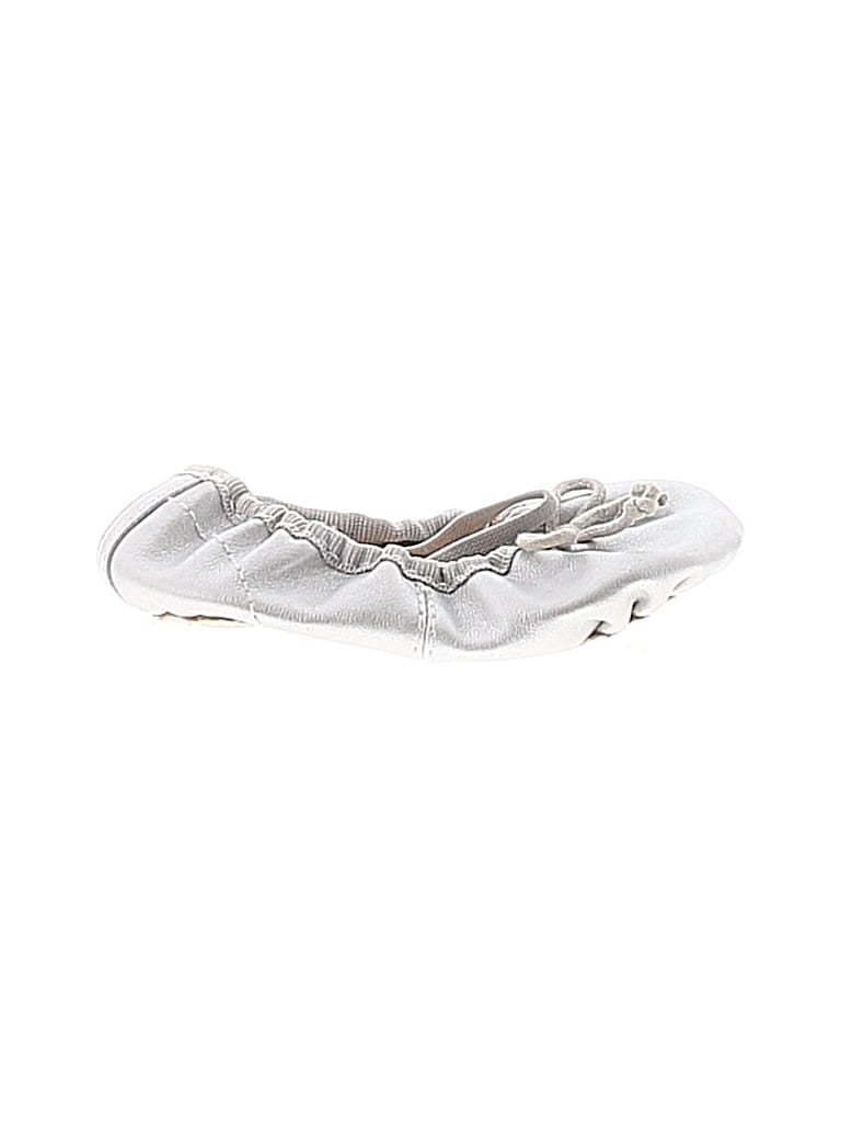 Pre-owned Baby Gap Babies' Flats In Silver