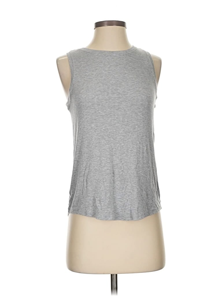 Pre-owned Athleta Sleeveless T-shirt In Gray