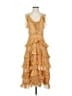 Maje Paisley Yellow Cocktail Dress Size EU (FR) 36 / US 4 - photo 1