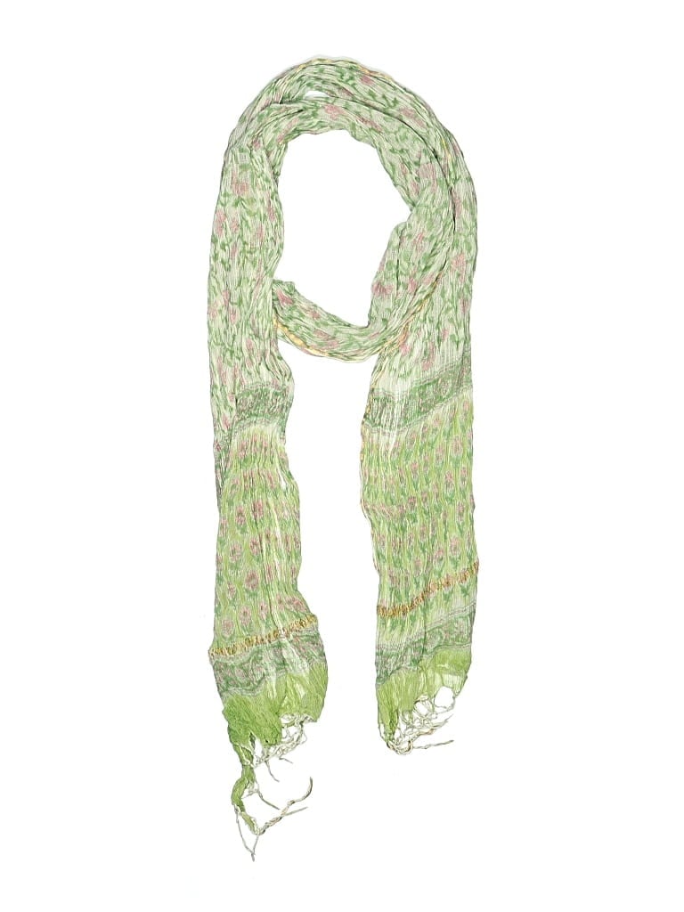 Pre-owned Unbranded Scarf In Green