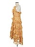 Maje Paisley Yellow Cocktail Dress Size EU (FR) 36 / US 4 - photo 5