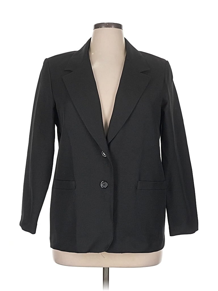 Pre-owned Alfred Dunner Blazer Jacket In Gray