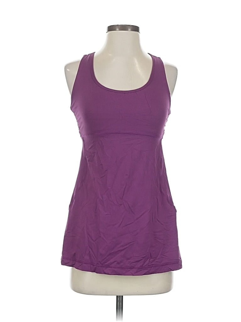Pre-owned Lululemon Athletica Active Tank Top In Purple