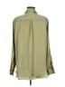 DKNY 100% Polyester Green Long Sleeve Blouse Size M - photo 2