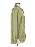 DKNY 100% Polyester Green Long Sleeve Blouse Size M - photo 4