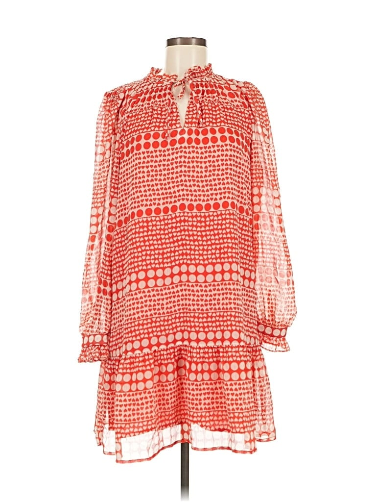 Pre-owned Ann Taylor Loft Casual Dress In Red