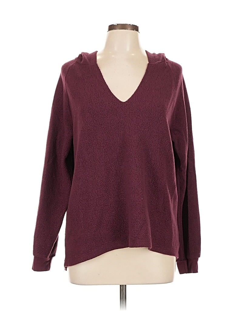 Pre-owned Project Social T Loves Urban Outfitters Pullover Sweater In Burgundy