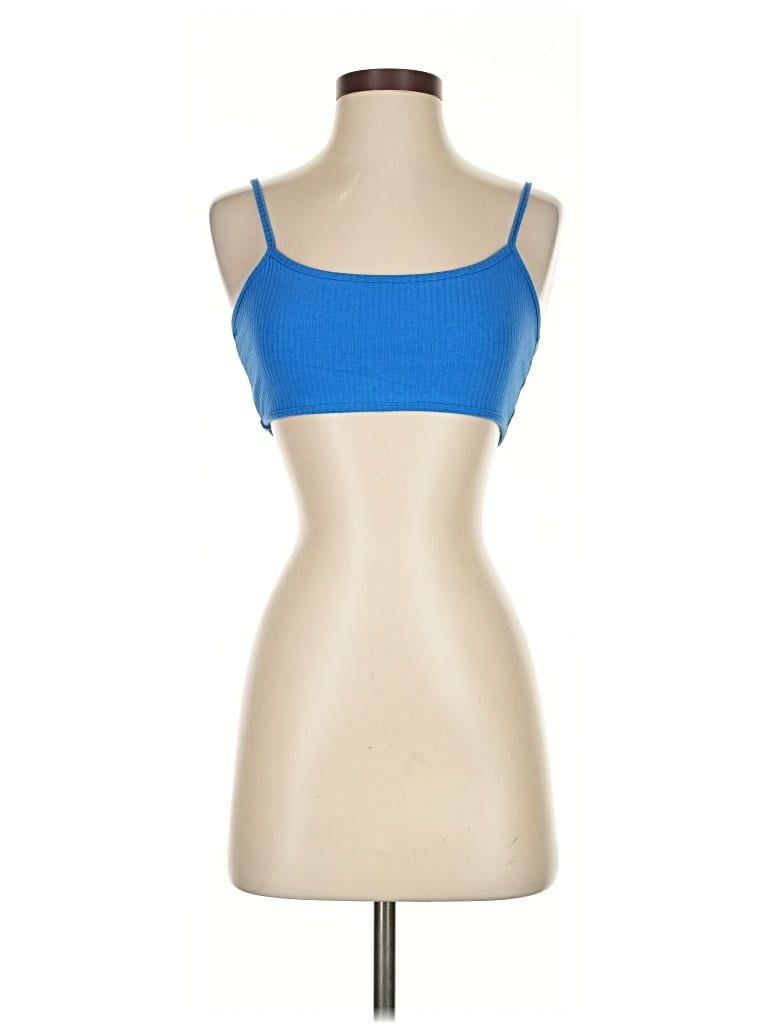 Pre-owned Princess Polly Sports Bra In Blue