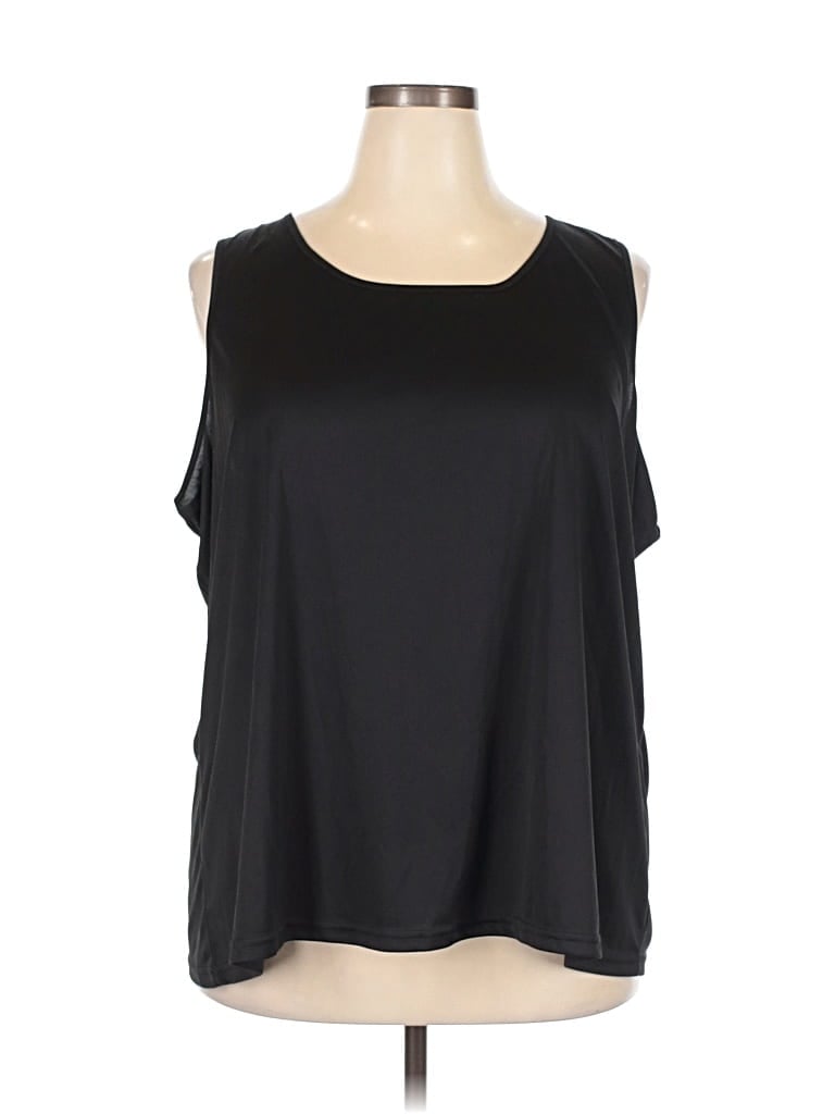Maggie Barnes Sleeveless Blouse In Black