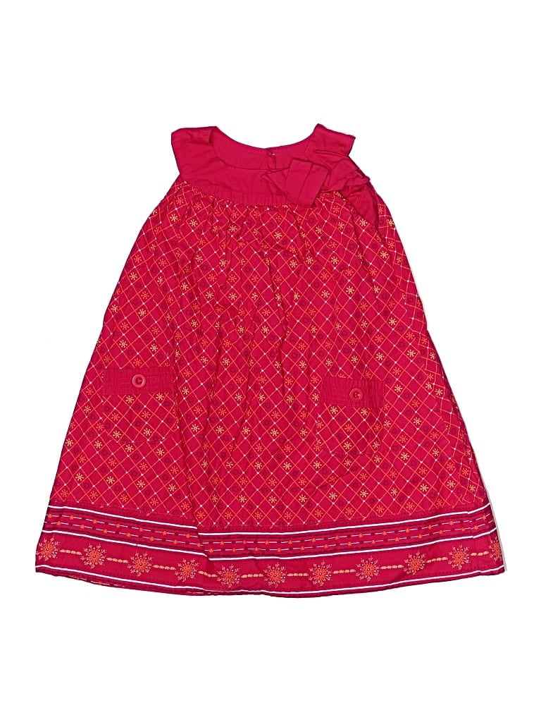 Pre-owned Blueberi Boulevard Kids' Dress In Red