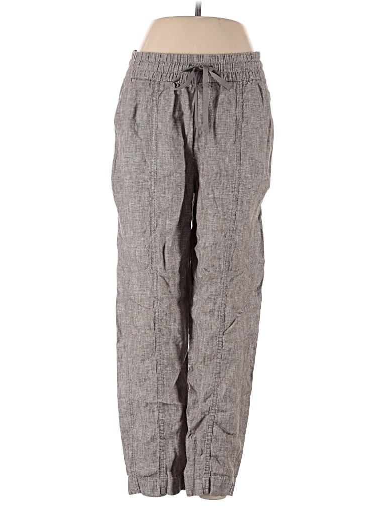 Pre-owned Athleta Linen Pants In Gray
