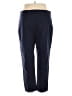 Ellen Tracy Solid Blue Active Pants Size 16 - photo 2