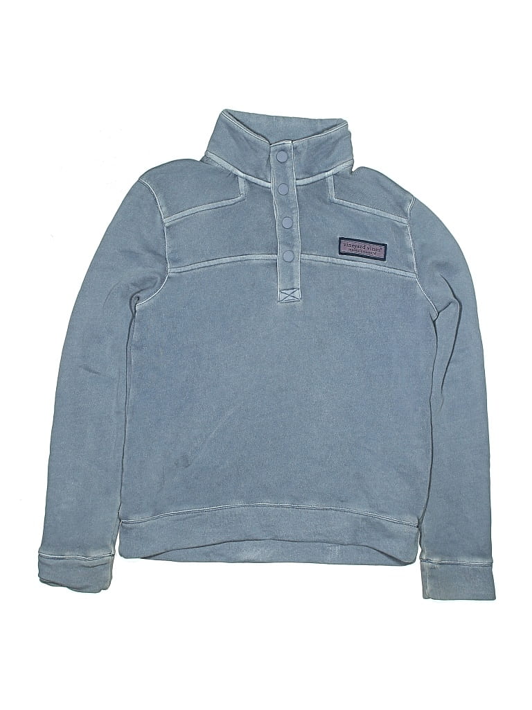 Pre-owned Vineyard Vines Kids' Long Sleeve Polo Shirt In Blue