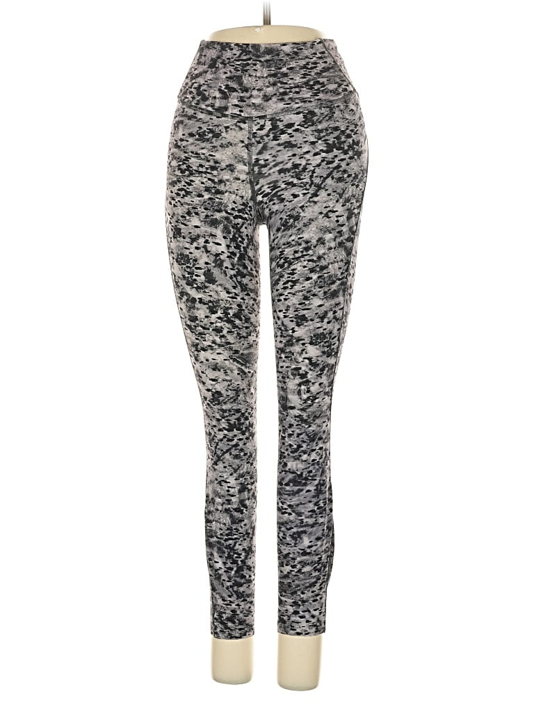 Pre-owned Lululemon Athletica Leggings In Gray