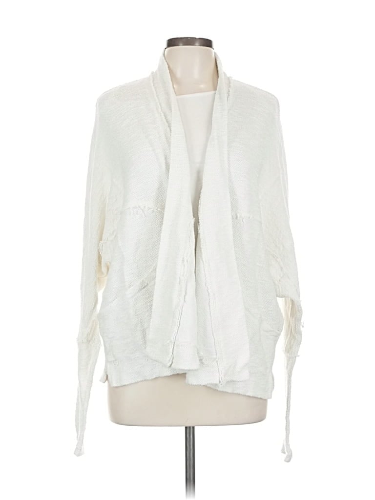 Pre-owned Saturday Sunday Cardigan Sweater In White
