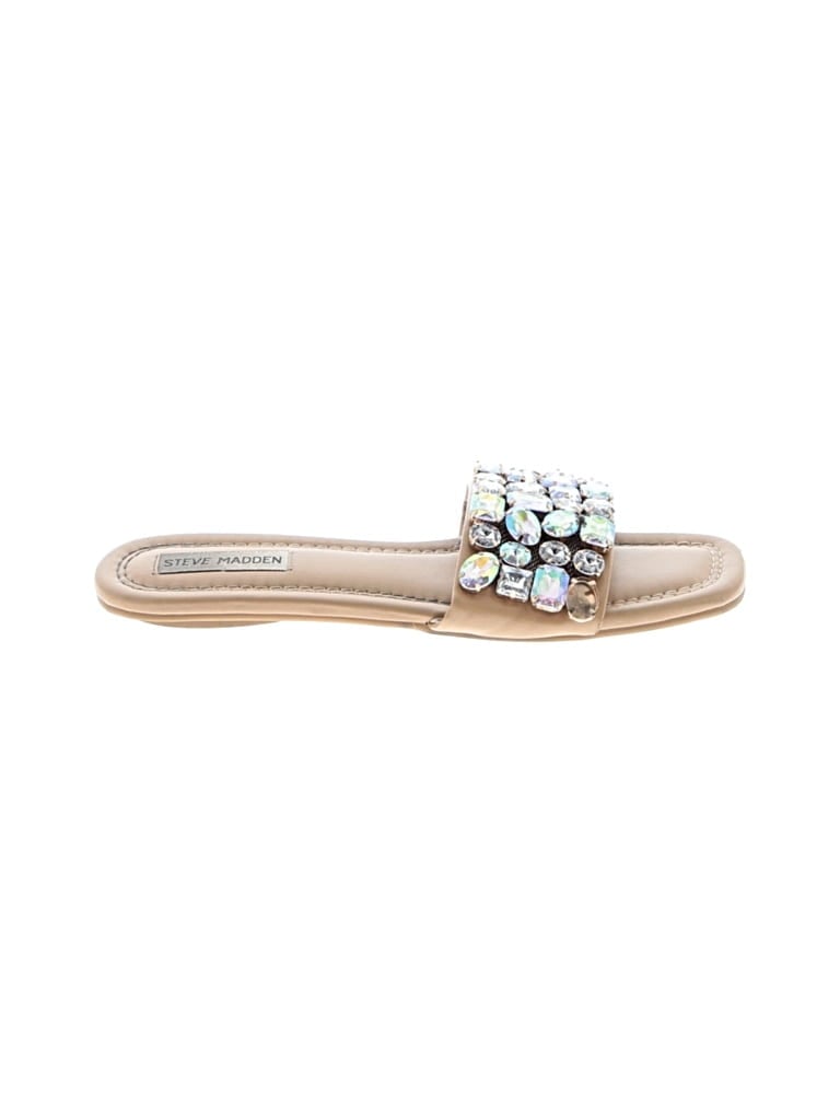 Pre-owned Steve Madden Sandals In Silver