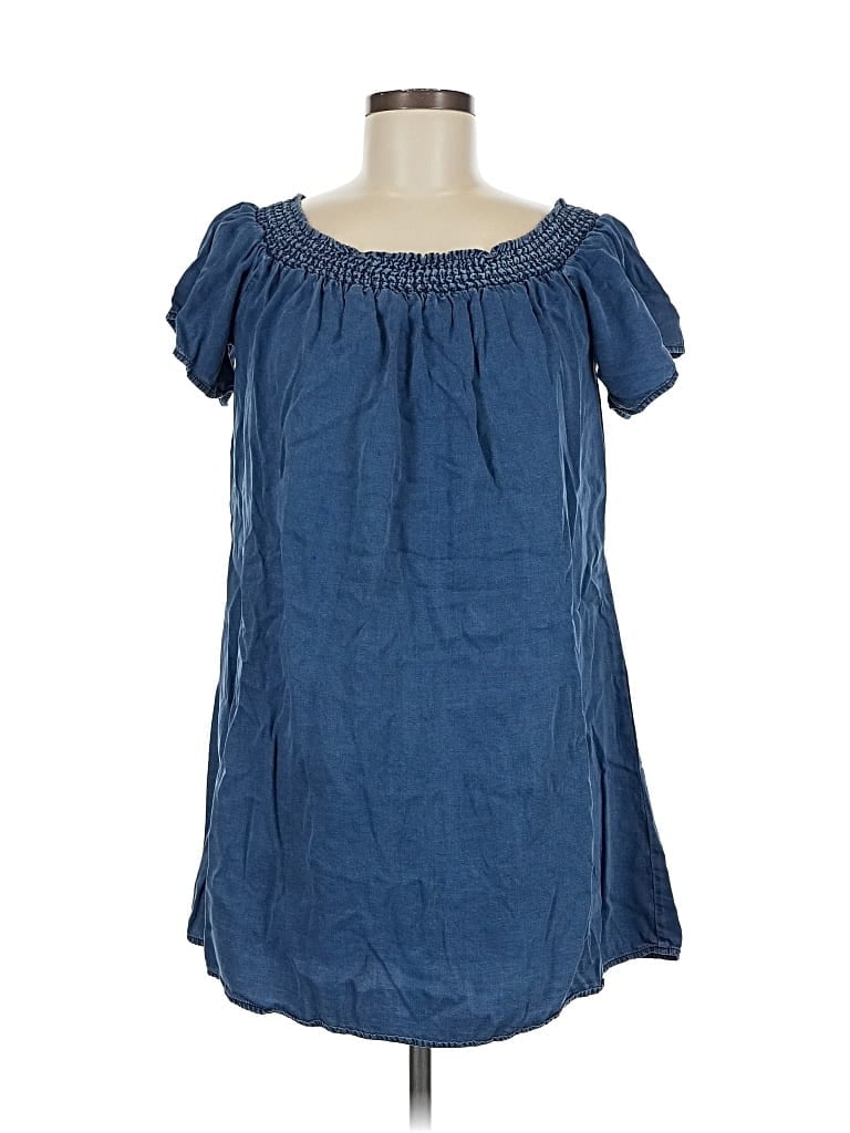 Pre-owned Abercrombie & Fitch Casual Dress In Blue