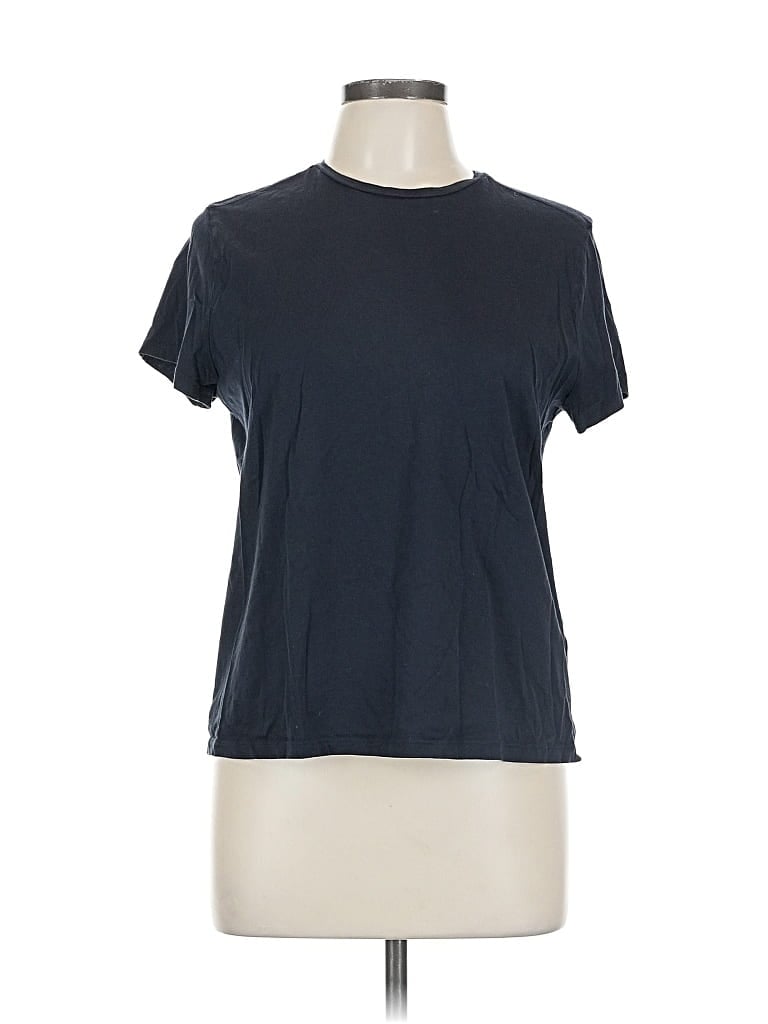 Pre-owned Banana Republic Short Sleeve T-shirt In Blue