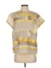 Harlyn 100% Polyester Yellow Short Sleeve Blouse Size S - photo 1