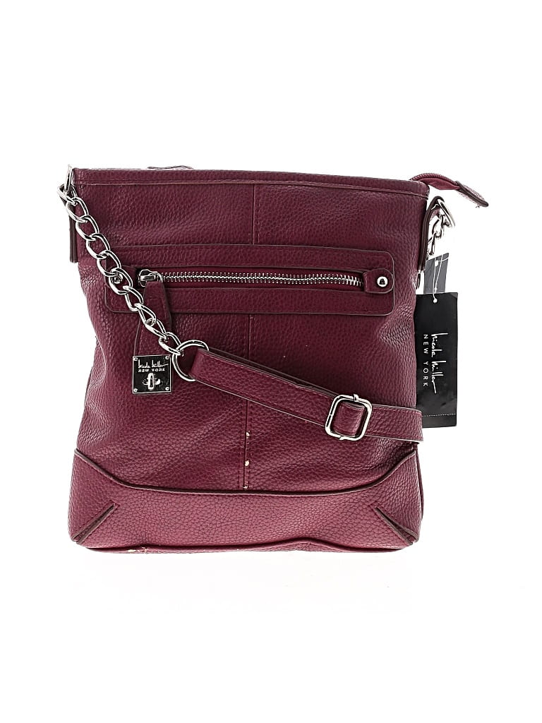Click to view more detailed imagery on our partner's website Pre-owned Nicole Miller Crossbody Bag In Burgundy