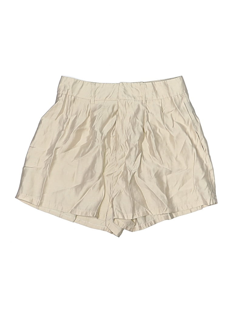 SHINESTAR Pre-owned Khaki Shorts In White