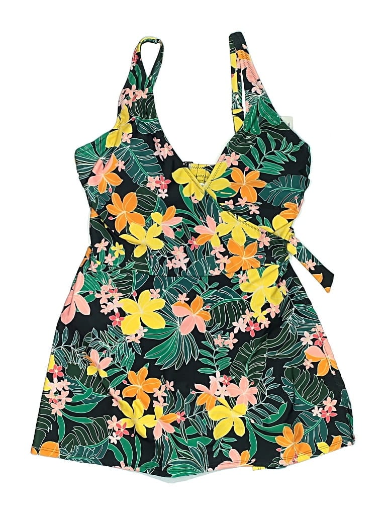 Pre-owned Old Navy Swimsuit Cover Up In Green